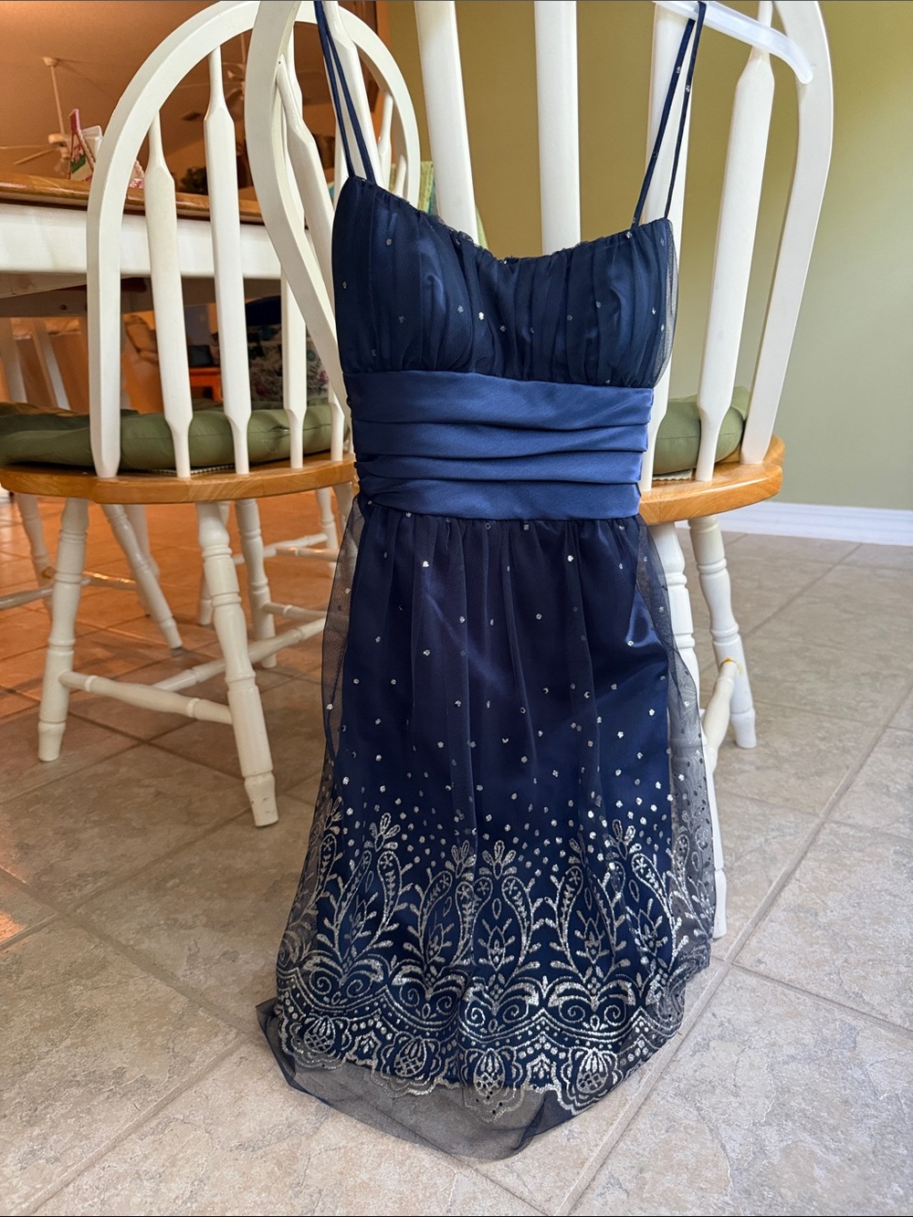 Navy homecoming dress